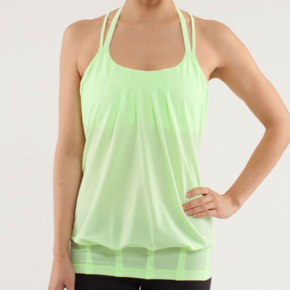 LULULEMON | Flow and Go Tank II in Faded Zap, Size 8